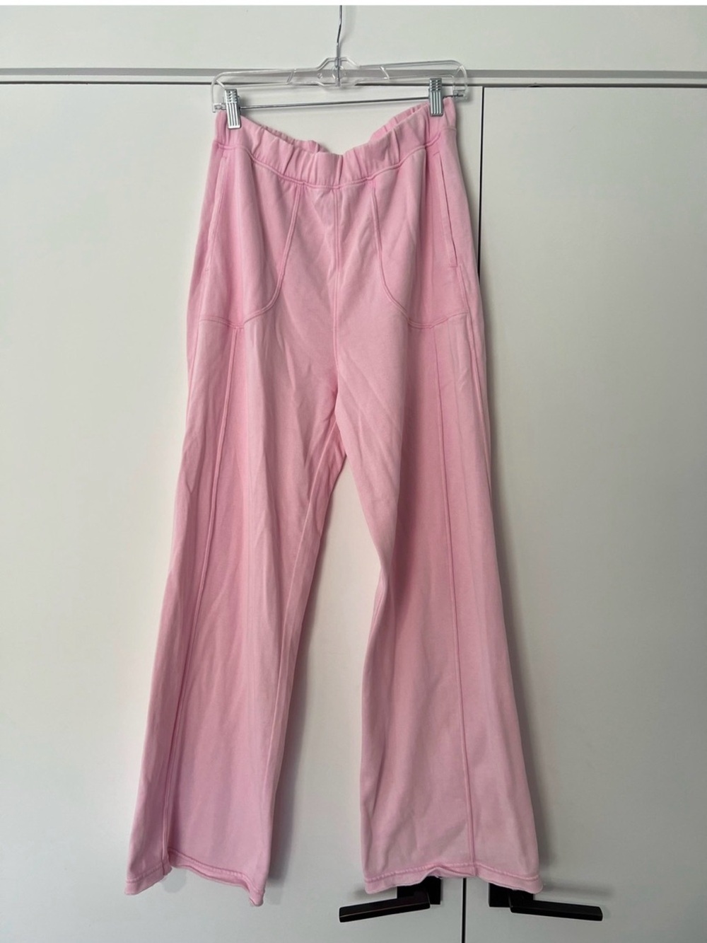 Sundry Pink Wide Leg Sweatpants Size Medium